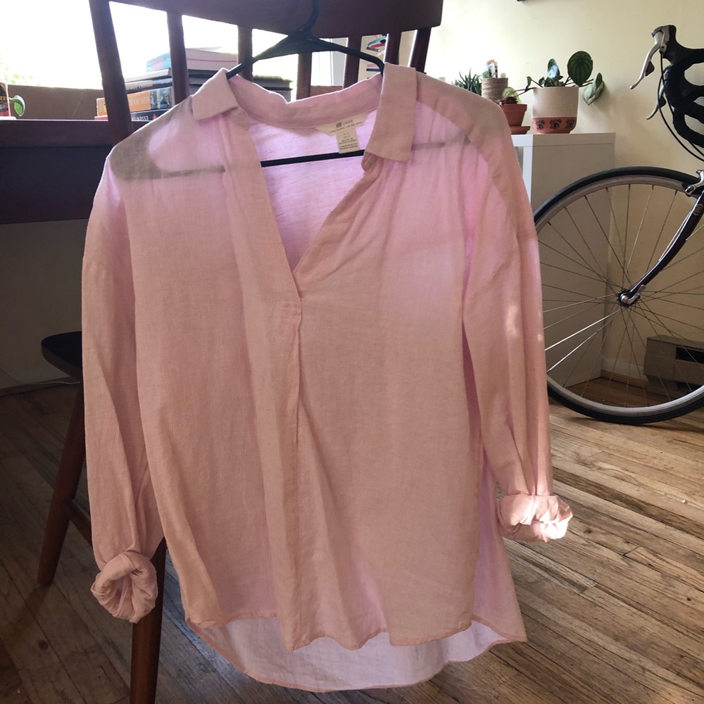 H&M linen blouse